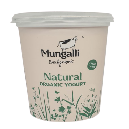 Mungalli Creek Biodynamic Natural Yogurt 1kg