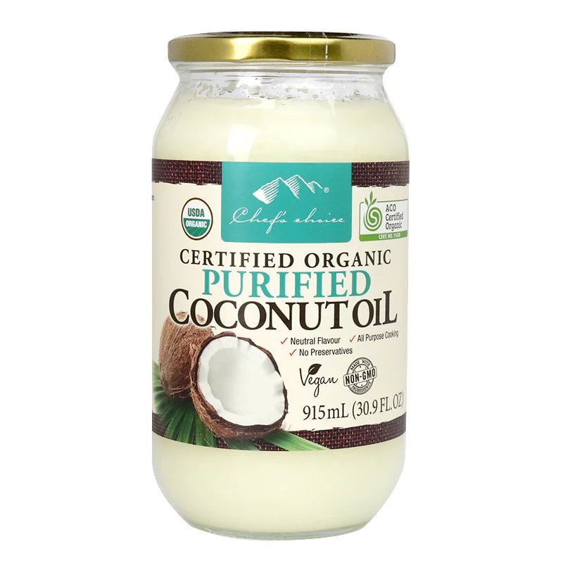 Chef's Choice Organic Purified Coconut Oil 915ml