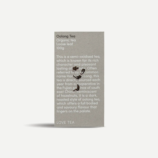 Love Tea Organic Oolong Loose Leaf 100g