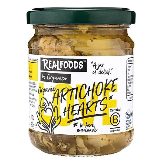 Realfoods by Organico Artichoke Hearts 190g