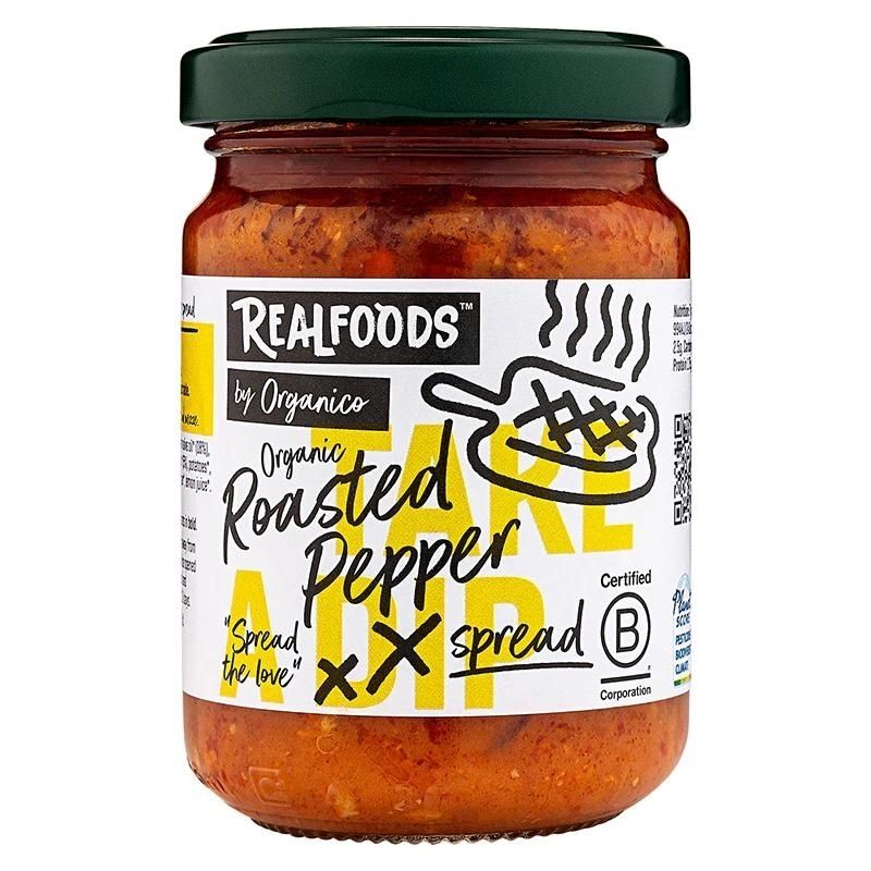 Realfoods by Organico Roasted Pepper Spread 140g