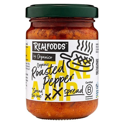 Realfoods by Organico Organic Roasted Pepper Spread 140g