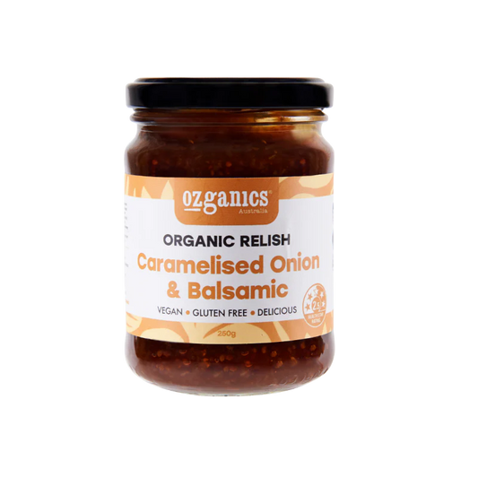 Ozganics Relish Caramelised Onion & Balsamic 250g