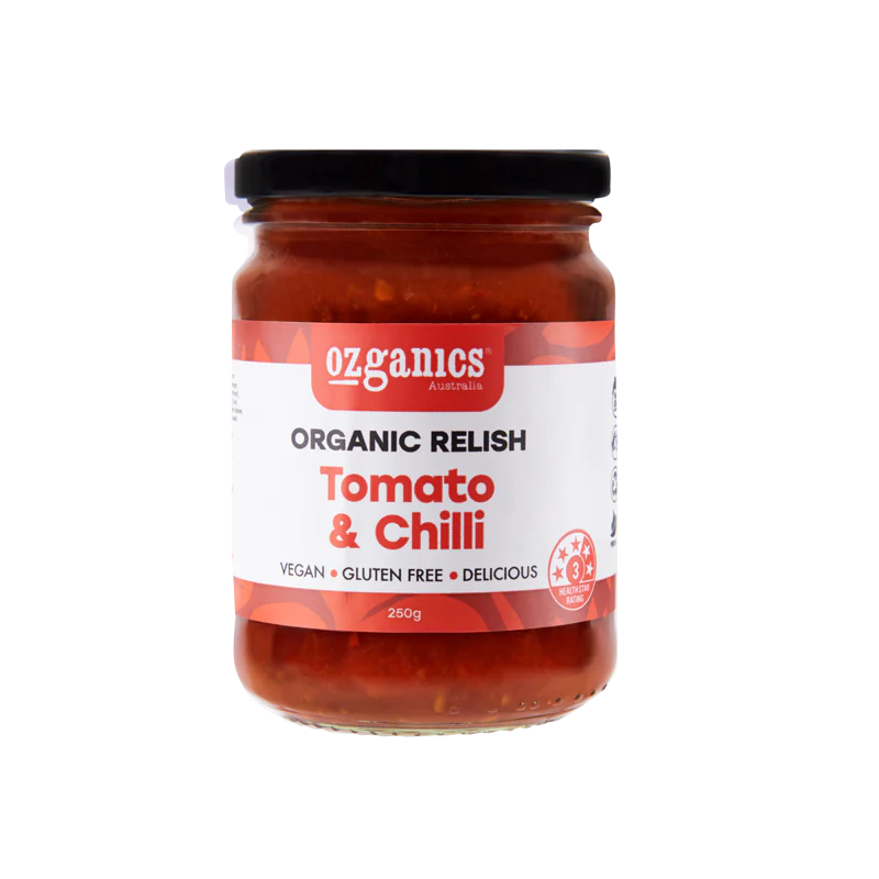 Ozganics Relish Tomato & Chilli 250g