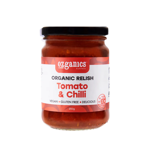 Ozganics Relish Tomato & Chilli 250g