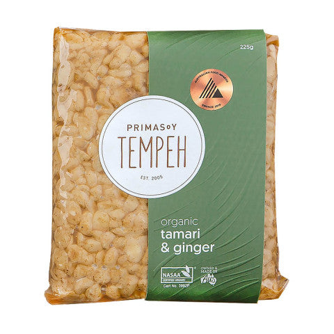 Primasoy Organic Tempeh Ginger & Tamari 225g