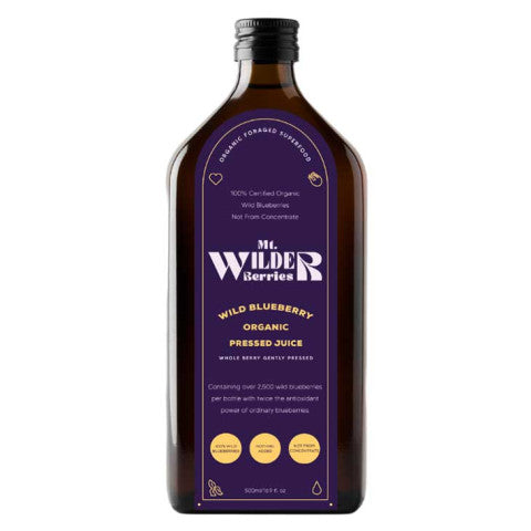 Mt. Wilder Berries Organic Blueberry Juice 500ml