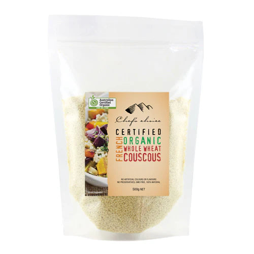 Chef's Choice Organic French Whole Wheat Couscous 500g