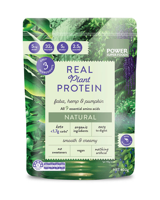 Power Super Foods Real Plant Protein Natural 400g