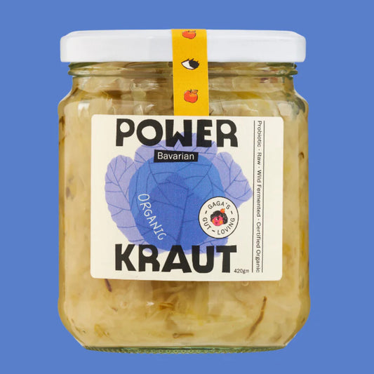 Gaga's Organic Power Kraut Bavarian Sauerkraut 420g