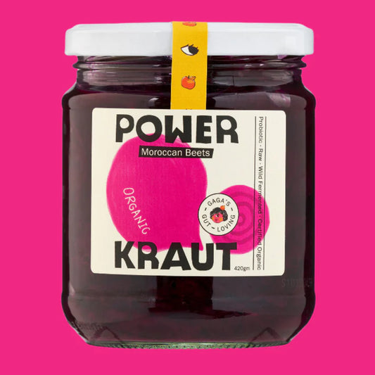 Gaga’s Organic Powerkraut Moroccan Beets Sauerkraut 420g