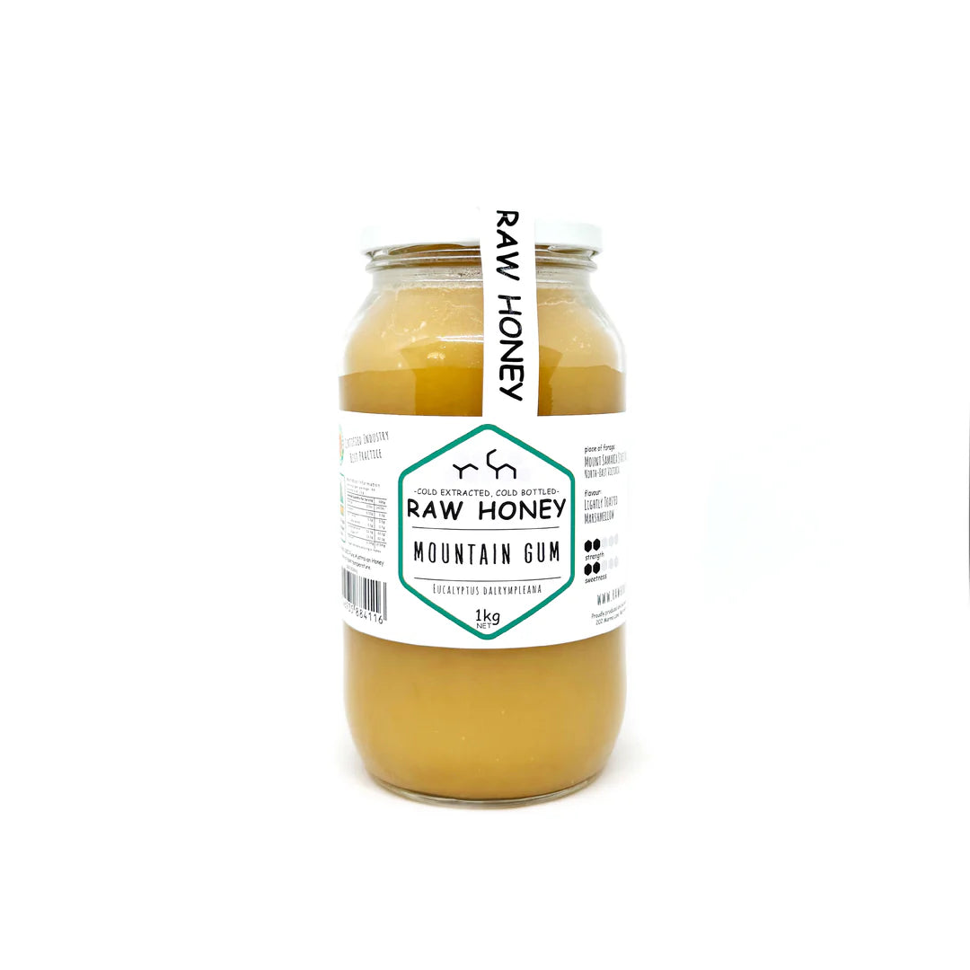 Raw Honey Mountain Gum 1kg