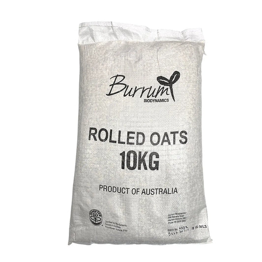 Burrum Biodynamics Biodynamic Oats Rolled 10kg