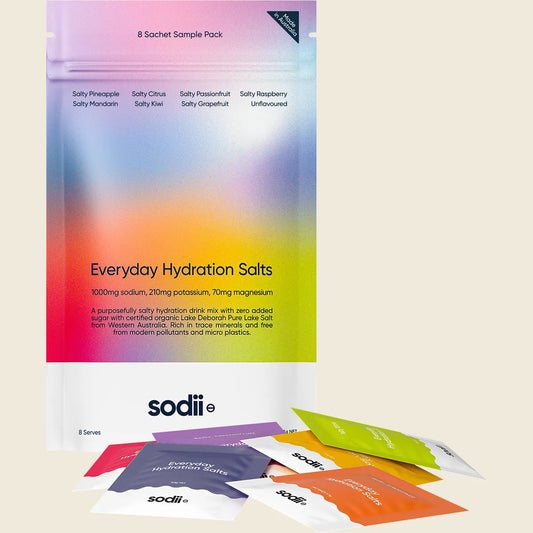 Sodii Everyday Hydration Salts Mixed Flavour 8 Pack