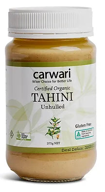 Carwari Organic Tahini Unhulled 375g