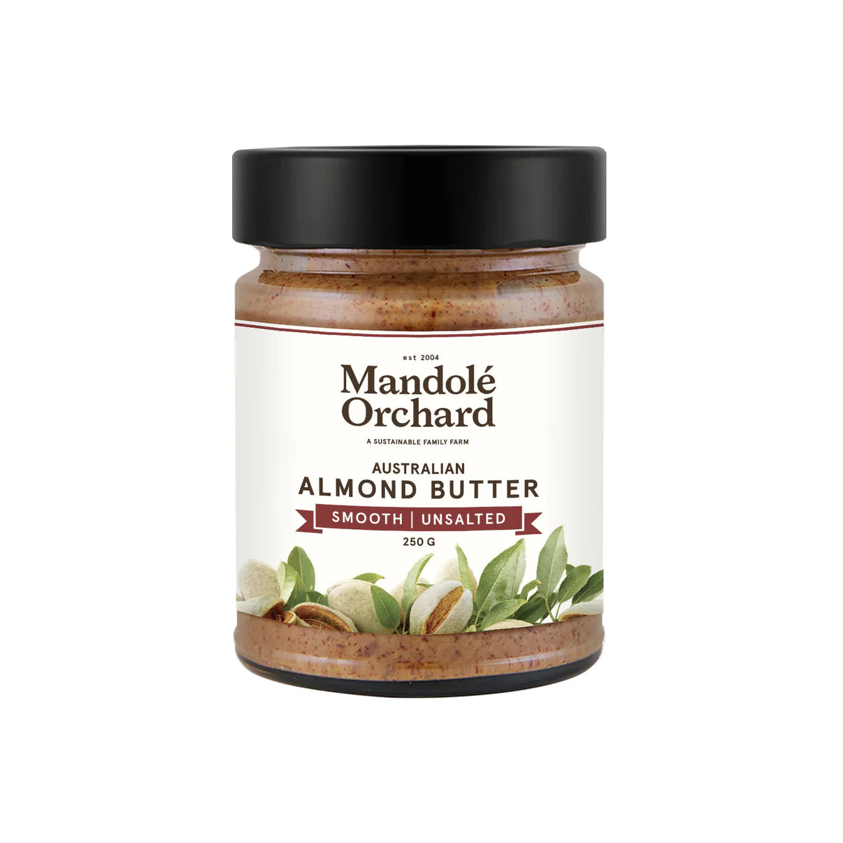Mandole Orchard Smooth Unsalted Almond Butter 250g