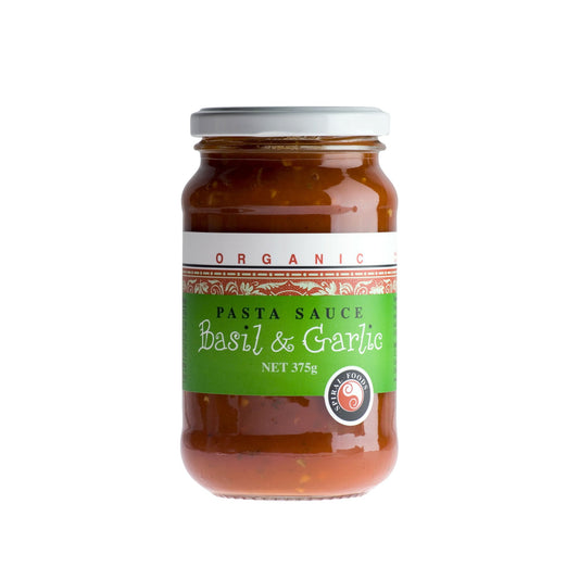 Spiral Foods Organic Basil & Garlic Pasta Sauce 375g