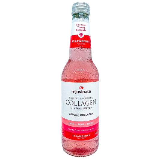 Rejuvinate Strawberry Collagen Sparkling Mineral Water 330ml