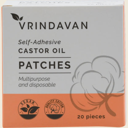 Vrindavan Self-Adhesive Castor Oil Patches 20pcs