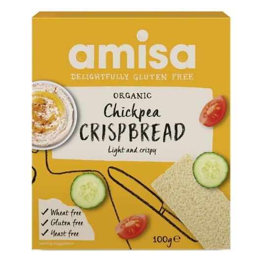 Amisa Organic Chickpea Crispbread 100g