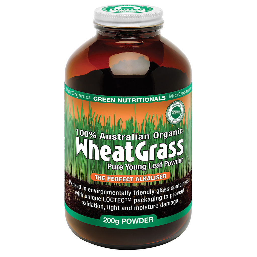 Green Nutritionals Organic Wheatgrass Powder 200g