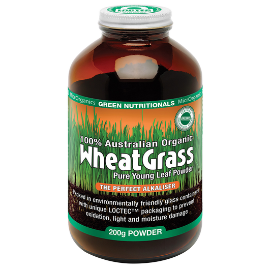 Green Nutritionals Organic Wheatgrass Powder 200g