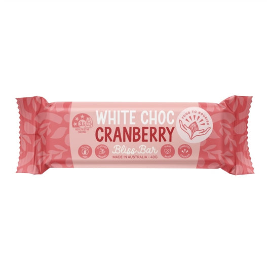 Food To Nourish White Chocolate Cranberry 40g