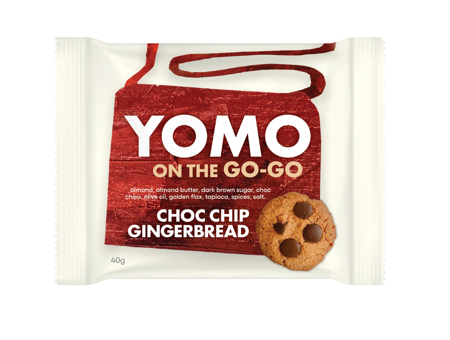 Yomo Gluten Free Choc Chip Gingerbread Cookie 40g