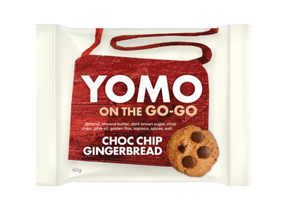Yomo Gluten Free Choc Chip Gingerbread Cookie 40g