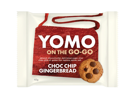 Yomo Gluten Free Choc Chip Gingerbread Cookie 40g
