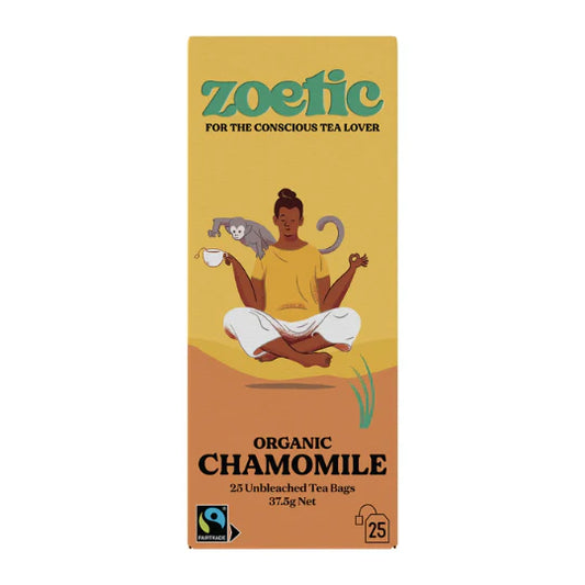 Zoetic Organic Chamomile Tea Bags 25 37.5g