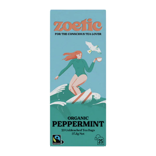 Zoetic Organic Peppermint Tea Bags 25 37.5g