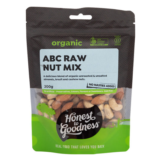 Honest to Goodness Organic ABC Raw Nut Mix 200g