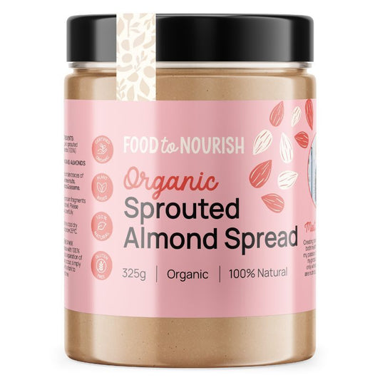 Food To Nourish Organic Sprouted Almond Spread 325g