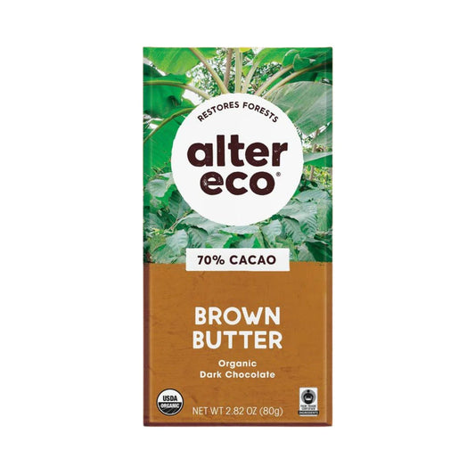 Alter Eco Organic Brown Butter Chocolate 80g