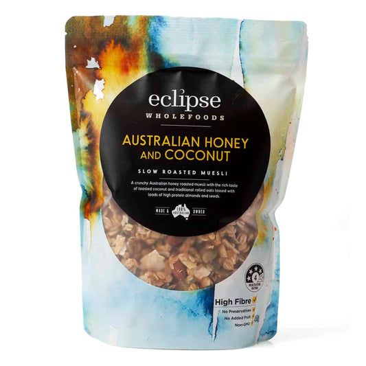 Eclipse Wholefoods Australian Honey & Coconut Muesli 450g