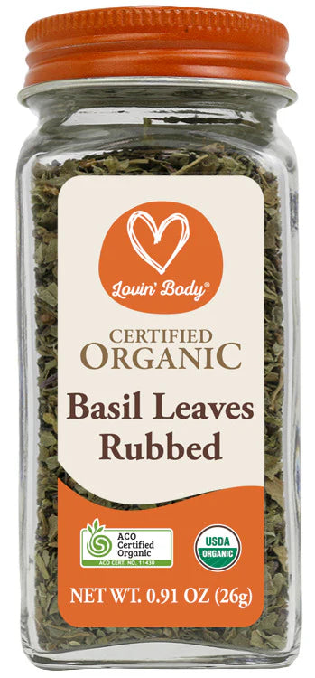 Lovin' Body Organic Basil Leaves Rubbed 26g