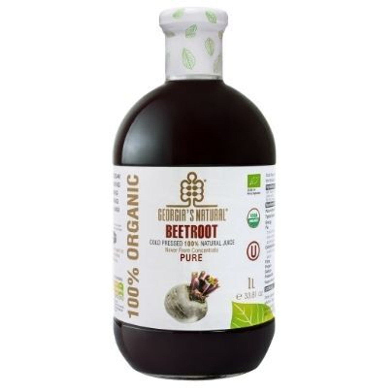 Georgia's Natural Organic Beetroot Juice 1L