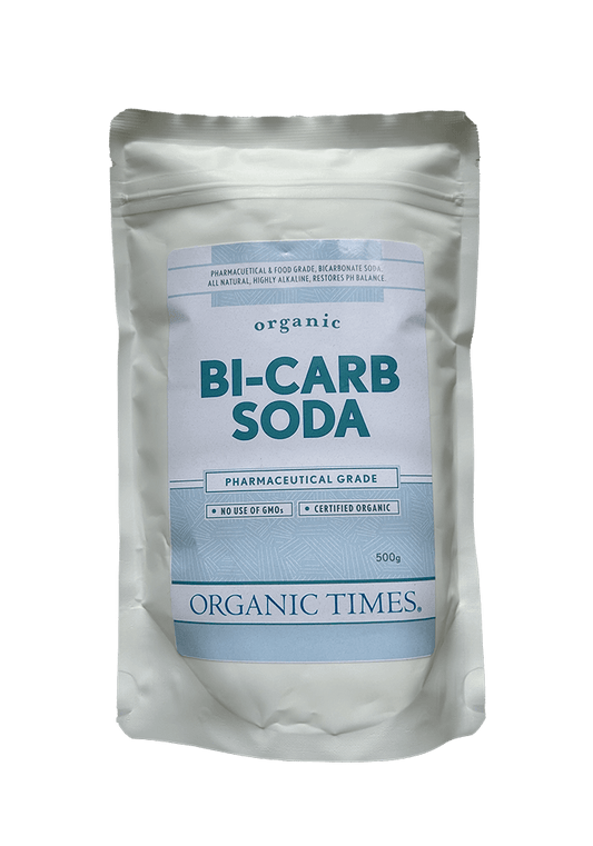 Organic Times Organic Bi-Carb Soda Pharmaceutical Grade 500g