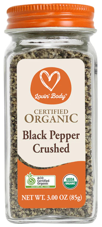 Lovin' Body Organic Black Pepper Crushed 85g