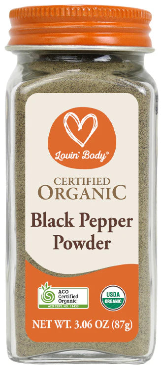 Lovin' Body Organic Black Pepper Powder 87g