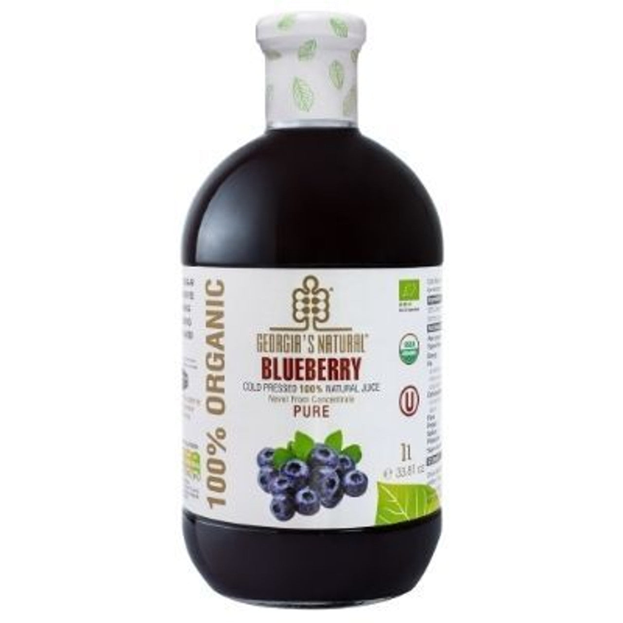 Georgia's Natural Organic Blueberry Juice 1L