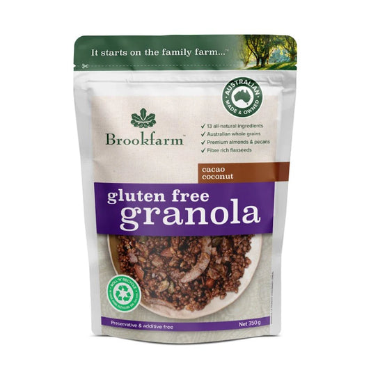 Brookfarm Gluten Free Granola Cacao Coconut 350g