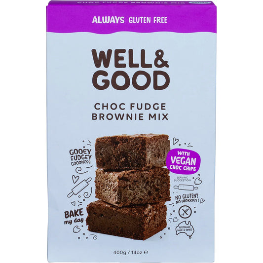 Well & Good GF Choc Fudge Brownie Mix 400g