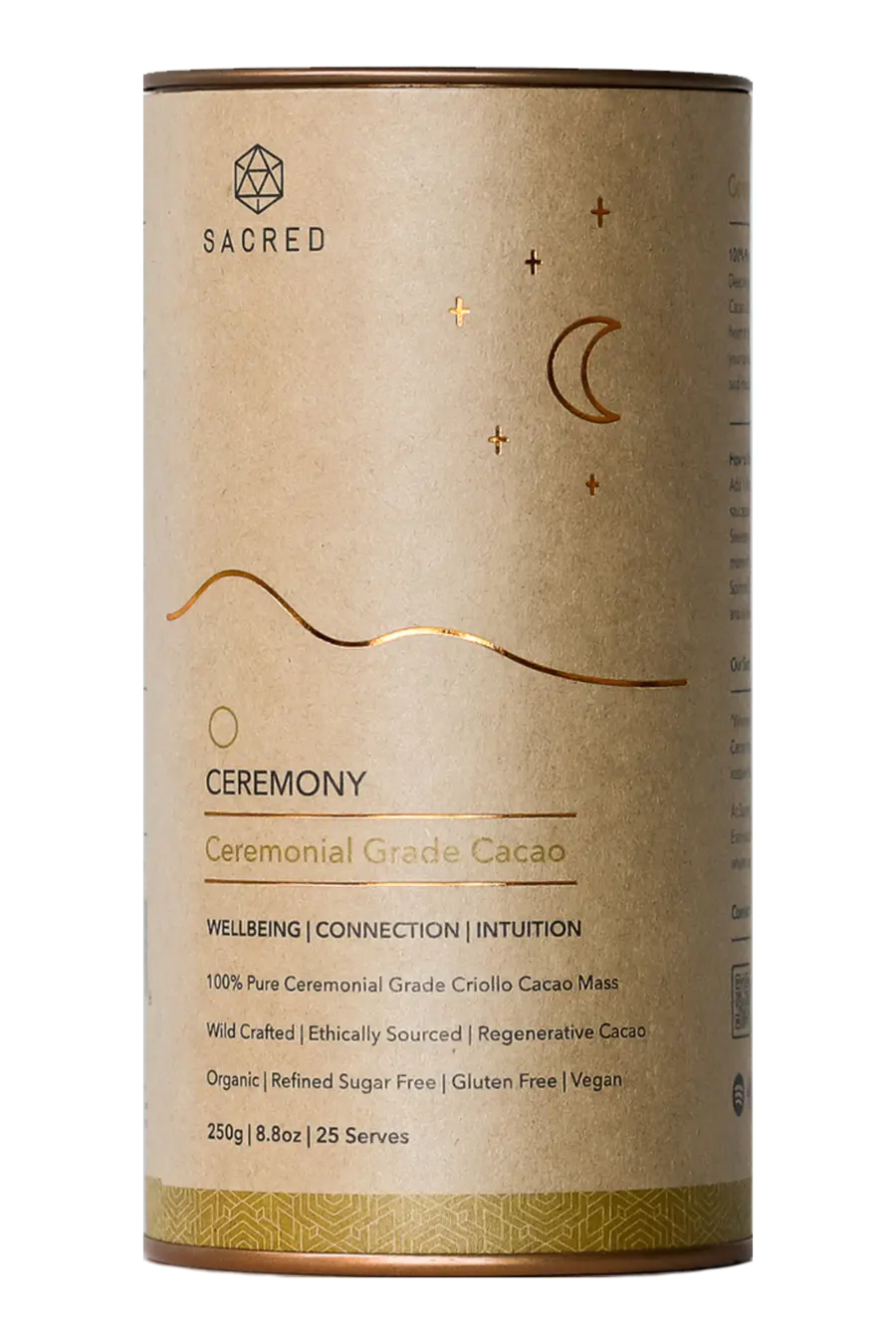 Sacred Taste Ceremonial Grade Cacao 250g