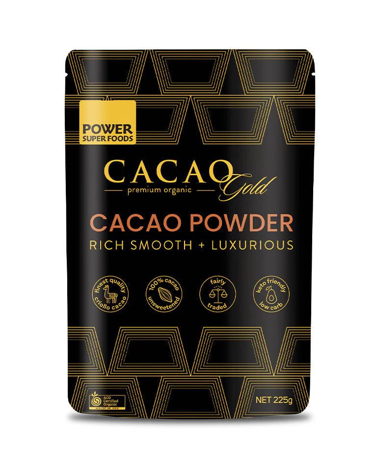 Power Super Foods Cacao Gold Powder Certified Organic 225g