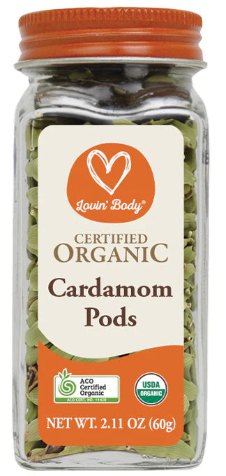 Lovin' Body Organic Cardamom Pods 60g