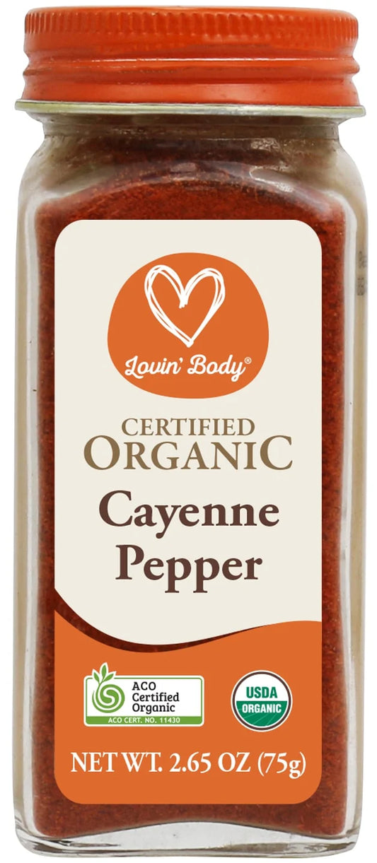 Lovin' Body Organic Cayenne Pepper 75g