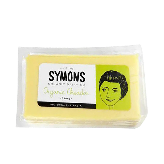 Symons Organic Cheese Cheddar 500g