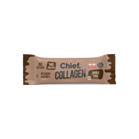 Chief Collagen Protein Bar Double Choc 45g